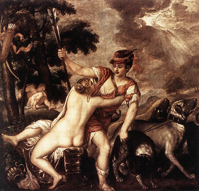 Venus and Adonis 1559 Titian